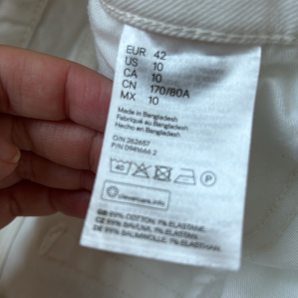 H&M White High-waisted Jeans - Picture 6 of 6